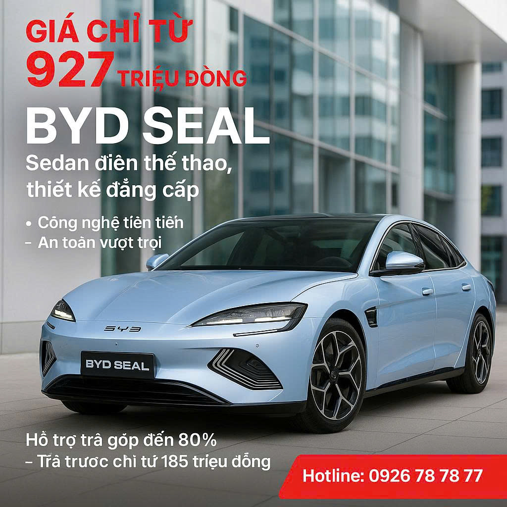 Giá bán BYD Seal đang ưu đãi cực tốt